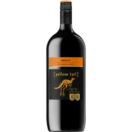 Yellow Tail Merlot Australia Red Wine, 1.5 L Bottle, 13.50% ABV