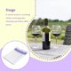 thumbnail image 4 of Bearachild 5 uds vaso de vidrio estropajo paños de limpieza toallas paños de cocina reutilizables ventana coche trapos Suministros de limpieza para el hogar Púrpura 32*50cm/5 uds Bearachild HA083870-05, 4 of 6