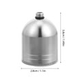 thumbnail image 2 of Airbrush Cup Pot Refillable Portable Airbrush Paint Dispenser Replaceable Paint Jar for Airbrush Injection Container for Painting (10 ML, Metal Material Style), 2 of 8