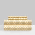 thumbnail image 6 of NY&C Home Rylie 4-Piece Sheet Super Soft Geometric Polka Dot Pattern, King, Yellow, 6 of 10