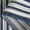thumbnail image 6 of SAFAVIEH Cabana Henry Striped Indoor/Outdoor Area Rug, Blue/Ivory, 5'3" x 7'6", 6 of 13