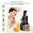 thumbnail image 2 of Ventray 809 Slow Press Masticating Juicer Machine, BPA Free Fruit & Vegetable Juice Extractor Squeezer, 2 of 9