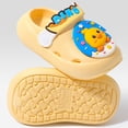 thumbnail image 6 of YDFCWXW Toddler Girls Boys Clogs Little Kids Sandals Slides with Strap Kids Garden Clogs Water Shoes (Yellow, 18-24 Months), 6 of 9