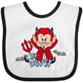thumbnail image 3 of Inktastic Lil' Devil Boys or Girls Baby Bib, 3 of 4