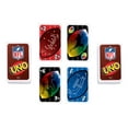 thumbnail image 7 of UNO NFL Card Game for Kids, Adults and Family Night, Features All 32 NFL Teams, 7 of 7