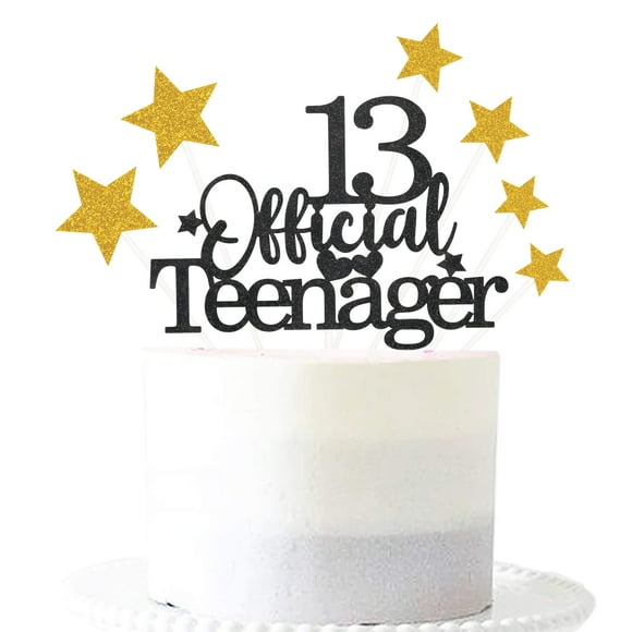 Cake Topper Pargleev 13 Joven Oficial Negro y Dorado