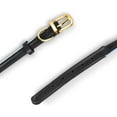 thumbnail image 5 of OOPSDOGGY Rolled Leather Dog Collar Reflective Soft Padded Pet Collar for Small Medium Large Breed Dogs Adjustable, Black, 5 of 6