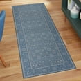 thumbnail image 6 of Better Homes & Gardens Blue Lillian Dainty Persian Runner Rug, 2'6"x7', 6 of 12