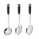thumbnail image 3 of Juego de 3 Cucharas para Cocinar, Cucharas Grandes para Servir, Cuchara Ranurada, Cuchara para Cocinar y Cucharón para Sopa, 3 of 5