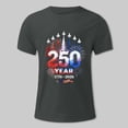 thumbnail image 6 of Yindaity Mens 4th Of July Shirts USA American Flag Men Women Kids Bald Eagle Patriotic T-Shirt(Dark Gray,M), 6 of 9
