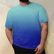 thumbnail image 2 of Plus Size Mens Casual Round Neck Printed Short Sleeve T-Shirt Blouse Tops 7XL, 2 of 5