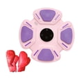 thumbnail image 2 of Máquina de boxeo Zulema altura ajustable USB pared Morado con guantes, 2 of 8