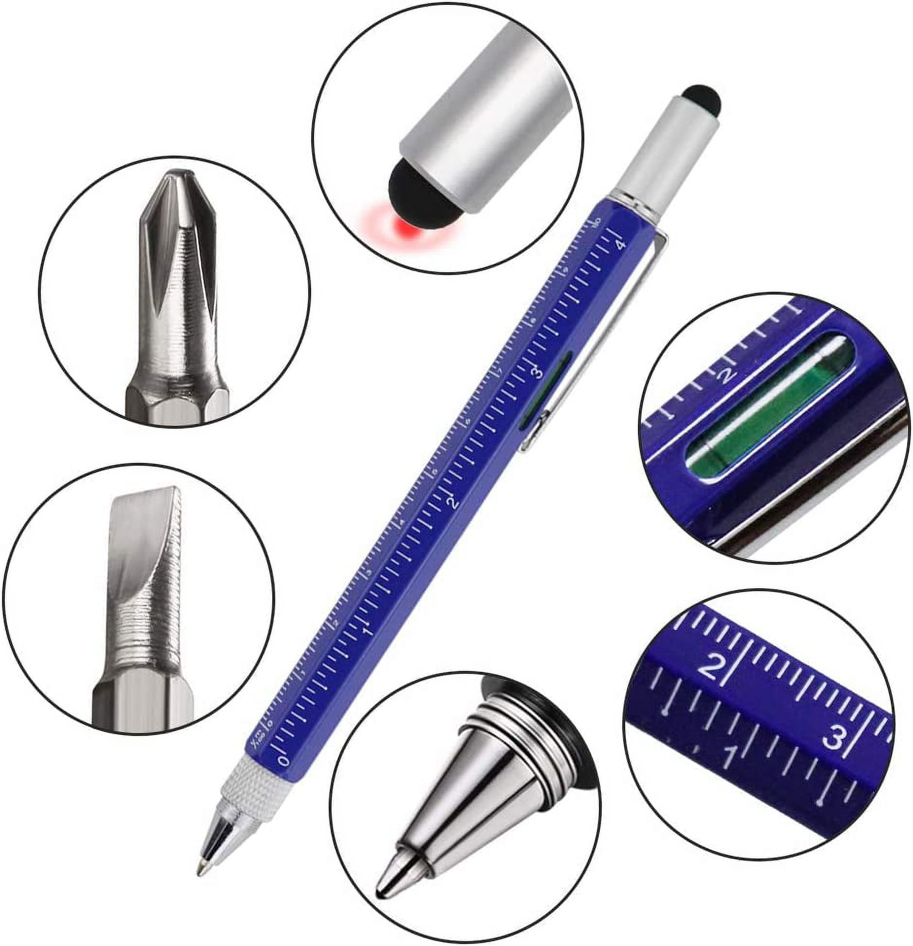 ZXM Gifts Multi Tech Tool Pen 6 in 1 Stylus Pen