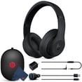 thumbnail image 1 of Beats Auriculares Bluetooth Inalámbricos con Cancelación de Ruido Studio3 (Negro Mate) con Adaptadores de Carga USB Adicionales y Paño de Limpieza 6Ave, 1 of 9