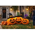 thumbnail image 6 of Firstness 6FT Halloween Inflatable,Three Pumpkins with LED Lights Outdoor Decorations, 6 of 7