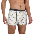 thumbnail image 5 of Men's Boxer Briefs, Cute Chicken Plaid Pattern Soft Comfy Mens Underwear Boxer Briefs Breathable With Widen Waist, 5 of 7