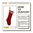 thumbnail image 2 of Personalized Christmas Stocking with Photo, 18” Large Knitted Xmas Stocking for Kids, Customized Christmas Gifts and Holiday Home Decor, 2 of 9
