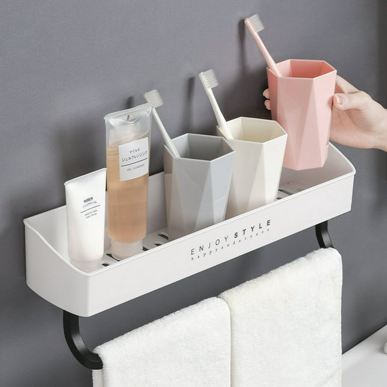 Stoneway- 3 Colors Bathroom Shelves ? Wall Mounted Bathroom Shelves, Modern  D?cor for Bathroom, Bedroom, Kitchen, Living Room ? Storage Shelf ?  Incredibly Easy to Install 