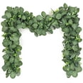 thumbnail image 6 of Waipfaru 4 Pack Eucalyptus Garland Decor,6FT Greenery Garland,Artificial Eucalyptus Leaves Vines for Table Home Mantle Decoration, 6 of 7