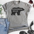 thumbnail image 2 of Grandma Bear T-shirt, Unisex Women's Shirt, Grandma Shirt, Grandmother Shirt, Dark Heather Gray, XX-Large, 2 of 6