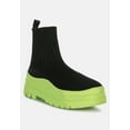 thumbnail image 6 of Quavo Knitted Platform Chunky Boots, 6 of 9