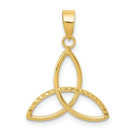 14k Yellow Gold 3 Point Star Pendant Charm Necklace Celtic Claddagh Fine Jewelry For Women Gift Set
