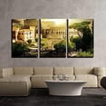 thumbnail image 2 of wall26 - 3 Piece Canvas Wall Art - Colosseum in Rome, Italy - Modern Home Art Stretched and Framed Ready to Hang - 16"x24"x3 Panels, 2 of 3