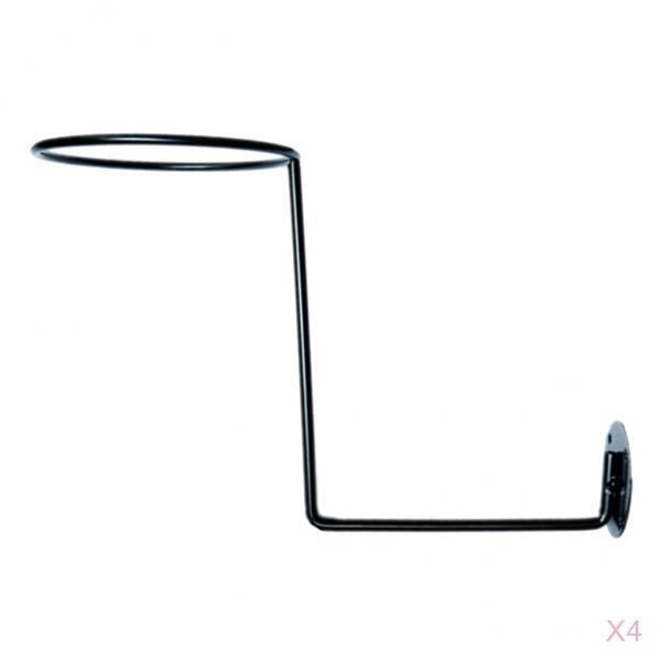 Conjunto de 4 Casco en Soporte para Pantalla Soporte Tapa Rack Hanger Storage