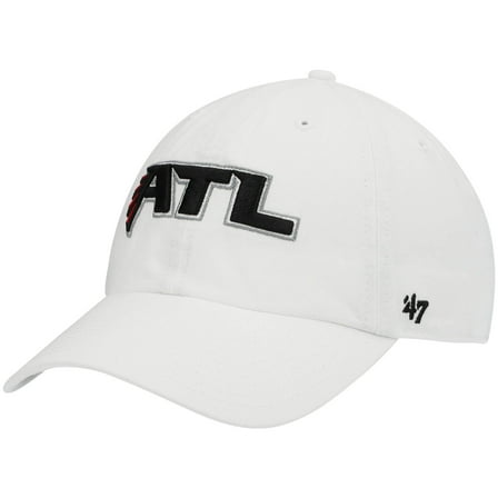 Men's '47 White Atlanta Falcons Clean Up Adjustable Hat