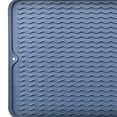 thumbnail image 3 of Almohadilla para escurridor de platos, mantel individual antideslizante para fregadero de cocina (azul) DQrwqpou Libre de BPA, 3 of 4
