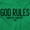 Irish Green, variant on God Rules Always Has And Will Womens Slim Fit Graphic Tee Brisco Brands S