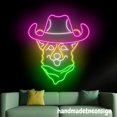 thumbnail image 2 of Handmadetneonsign Cowboy Corgi Neon Sign, Cowboy Western Dog Spa Led Light, Pet Grooming Wall Art Decor 71074, 2 of 5