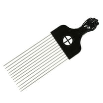 Vocoste Metal Hair Pick Metal African Hair Picks Afro Hair Pick Comb for Women and Men 8.70"x2.80"
