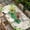 Green Gold Beige, variant on St. Patrick's Day Table Cloths for 3 Foot Rectangle Tables, Spring Lucky Shamrocks Green Truck Country Patio Waterproof Elastic Fitted Tablecloths, Washable Rectangular Table Cover for Camping