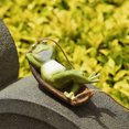 thumbnail image 5 of Decoración de jardín con forma de rana solar para exteriores lifemet - Estatua de jardín con forma de rana, decoración de estanque en miniatura a prueba de agua IP65, escultura de resina, 5 of 5