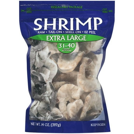 Walmart Extra Large Shell On Shrimp, 14 oz
