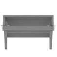 thumbnail image 5 of AreShark Folding Adirondack Footrest, All Weather Adirondack Ottoman Without Assembly, Gray, 5 of 12