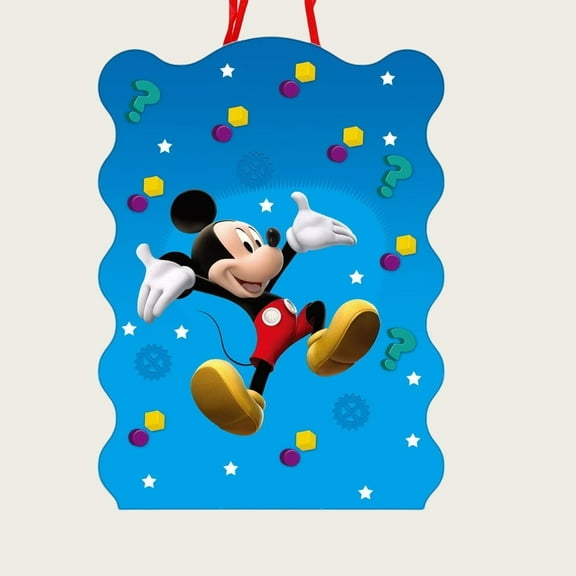 ✨ Fun Mickey Anime Pull String Piñata Toy for Kids | Candy-Filled Birthday Party Game - No Bats, Just Pull! Safe & Easy Pinata Opening