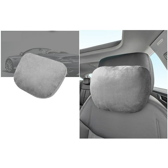 BUYISI Car Headrest Neck Pillow For Mercedes S Ultra Soft Pillow Auto Seat Head Support Neck Protector Mat Ultra Soft Pillows 29X19Cm Gray