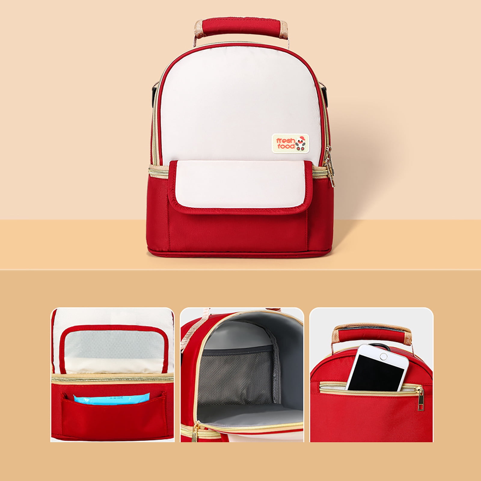 Backpacks for Girls Backpack for School Insulated Milk Bag Reusable Leakproof Cooler Tote with Double Layer for Working Moms Nursing Storage Solution