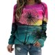 thumbnail image 1 of Camisas informales de manga larga para mujer, sudadera de cuello redondo con estampado Floral, jersey de cuello redondo, Tops tipo túnica holgados Pompotops  FGAJ1818, 1 of 6