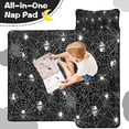 thumbnail image 4 of Spider Web and Skulls Halloween Pattern Toddler Nap Mats for Kids Preschool,50"x20" Sleeping Mat Bag or Kids,Toddler Sleeping Bag,Toddler Nap Mat or Daycare, 4 of 6