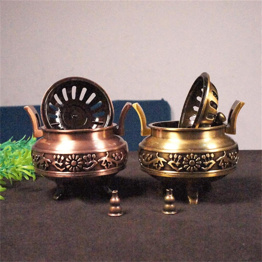 Giaone Incenses Burners Holder Ashes Catchers Coils Incenses Burners,Metal Censers