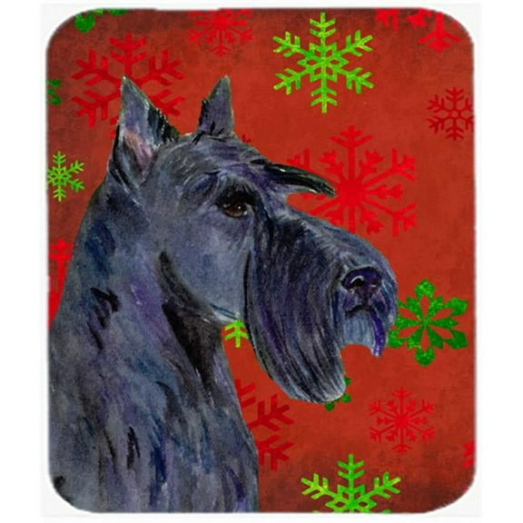 Carolines Treasures  Scottish Terrier Snowflakes Christmas Mouse Pad
