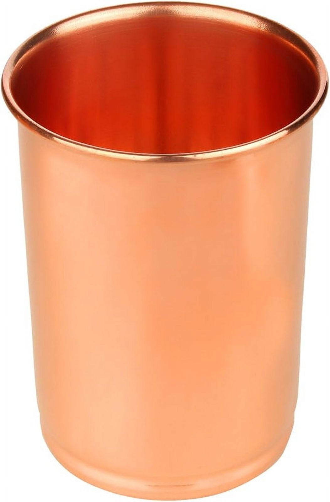 Nirmal Ganga Copper Bottle for Water 1 Lit(pack of 5) & Glass 250 ML(pack of 5)|| set of 10