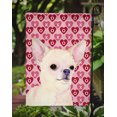 thumbnail image 3 of Carolines Treasures SS4472-FLAG-PARENT Chihuahua Hearts Love and Valentines Day Portrait Flag  multicolor, 3 of 3