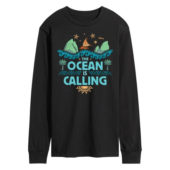Moana - The Ocean Is Calling - Men's Long Sleeve T-Shirt