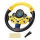thumbnail image 1 of 1 Juguete de Volante Redondo para Niños Simulador Portátil de Manejo Infantil Estimula Coordinación Y Observación con Ventosas para Fácil Instalación Amarillo, 1 of 8