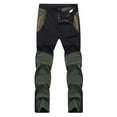 thumbnail image 2 of WREESH Men's Tactical Cargo Pants Fashion Casual Outdoor Color Contrast Charging Trousers Fast Drying Breathable Wicking Wear- Nylon Elast Trousers Pants Black, 2 of 5