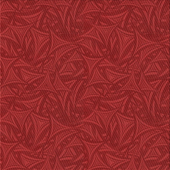 Ahgly Company Machine Washable Indoor Square Transitional Red Area Rugs, 4' Square